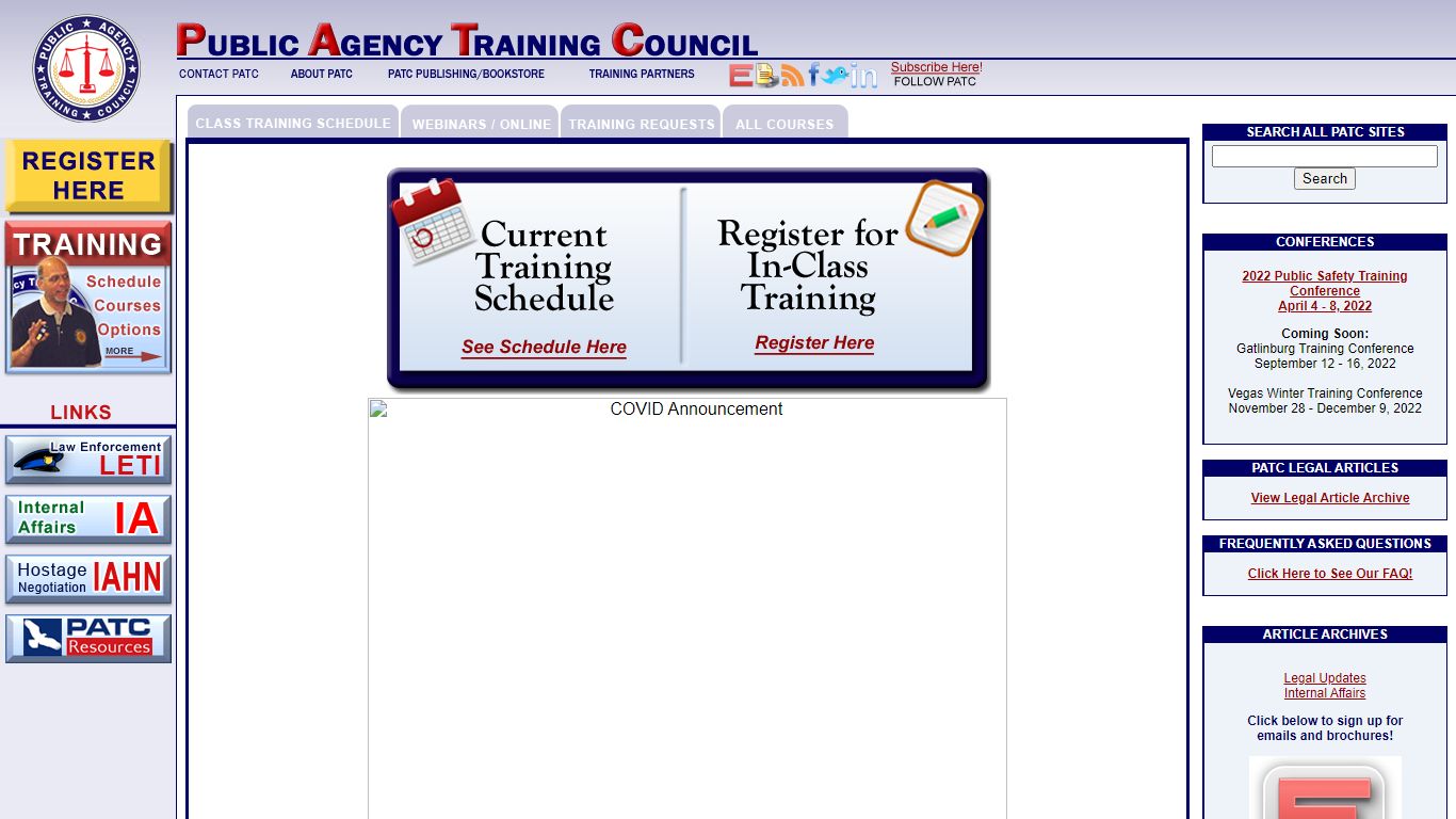 Police Training Courses & Law Enforcement Training